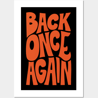BACK ONCE AGAIN - ORANGEADE Posters and Art